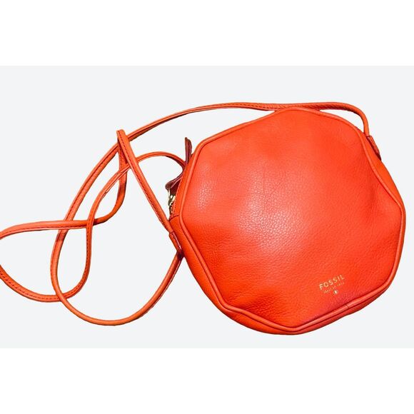 Vintage Fossil Jules Leather Crossbody NWOT - Picture 2 of 8